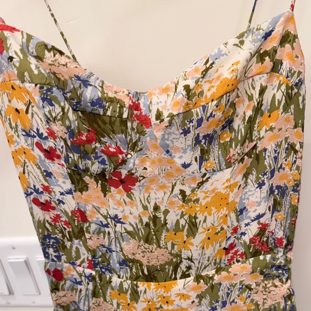 Reformation Kourtney Dress, Color: Countryside - Picture 2 of 8